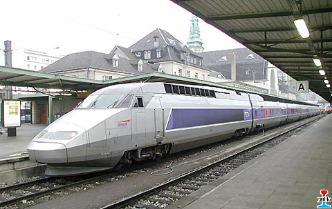 TGV spécial "Luxembourg - Fréjus / France" à Luxembourg - 22.9.2001